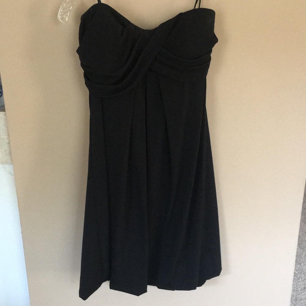 COPY - Black strapless bubble dress